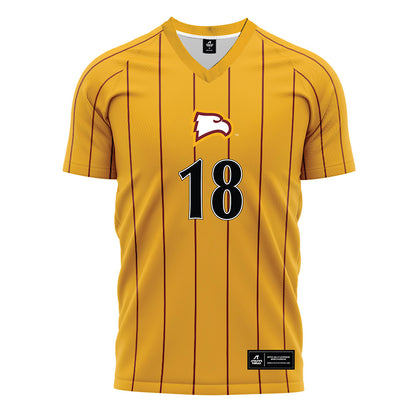 Winthrop - NCAA Men's Soccer : Thomas Wilson - Gold Soccer Jersey-0