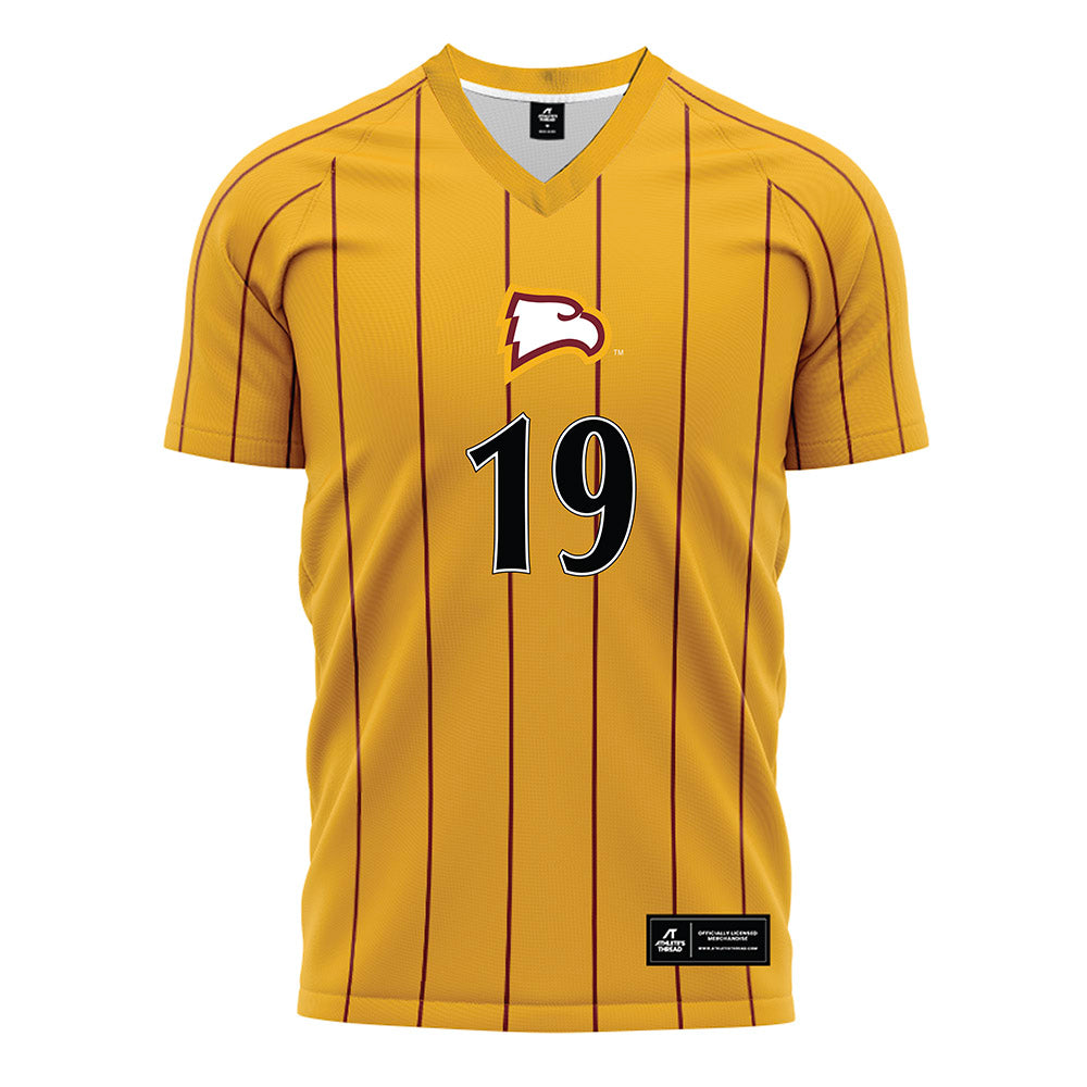 Winthrop - NCAA Men's Soccer : Pierson Kliebert - Gold Soccer Jersey-0