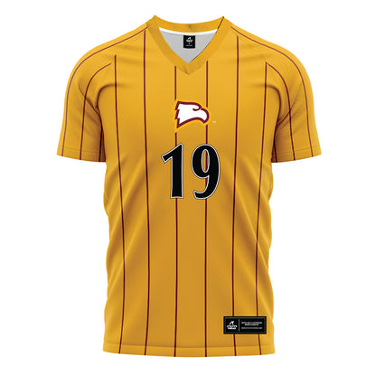 Winthrop - NCAA Men's Soccer : Pierson Kliebert - Gold Soccer Jersey-0