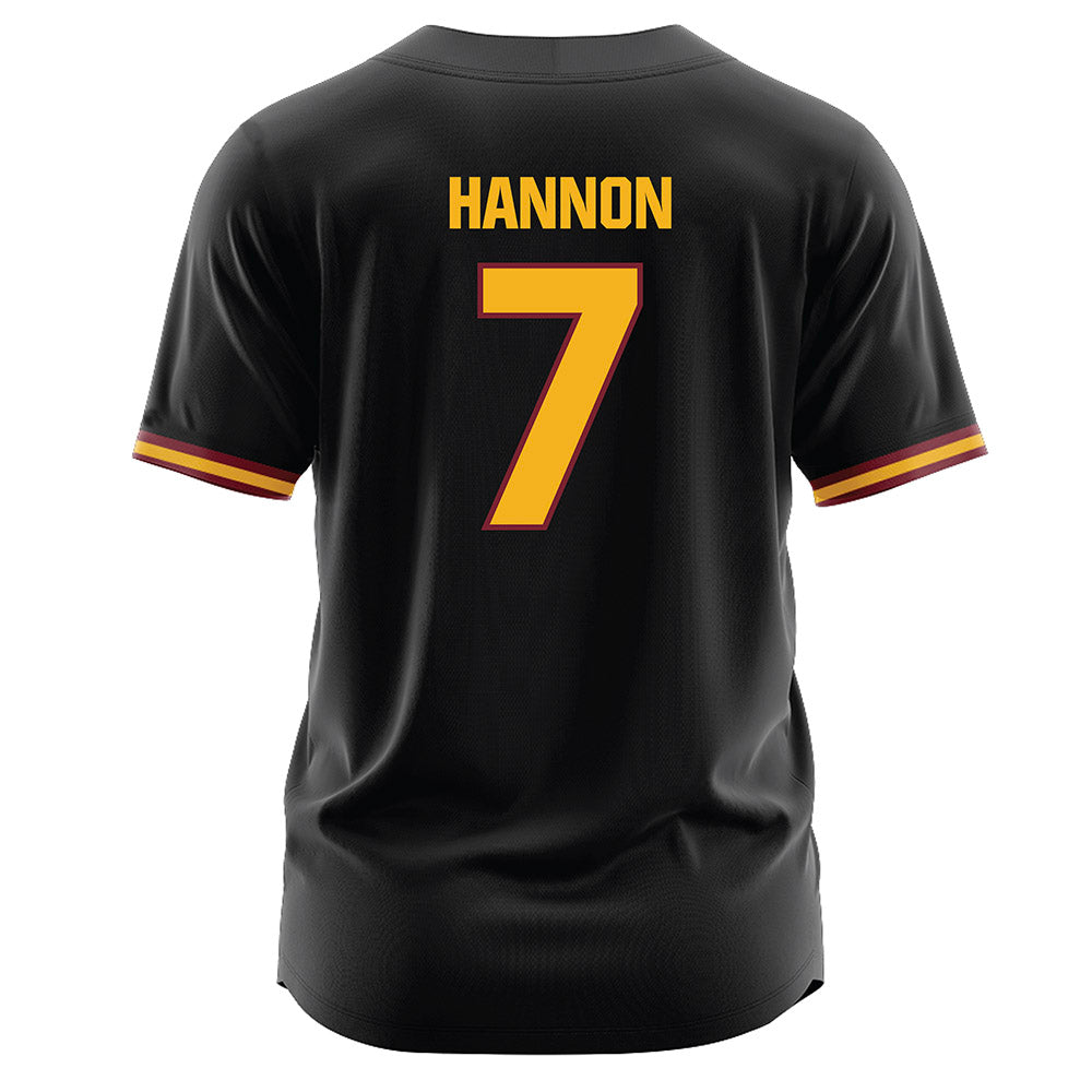 Winthrop - NCAA Softball : Kaylee Hannon - Black Jersey-1