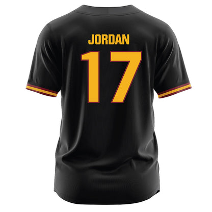 Winthrop - NCAA Softball : Emma Jordan - Black Jersey-1