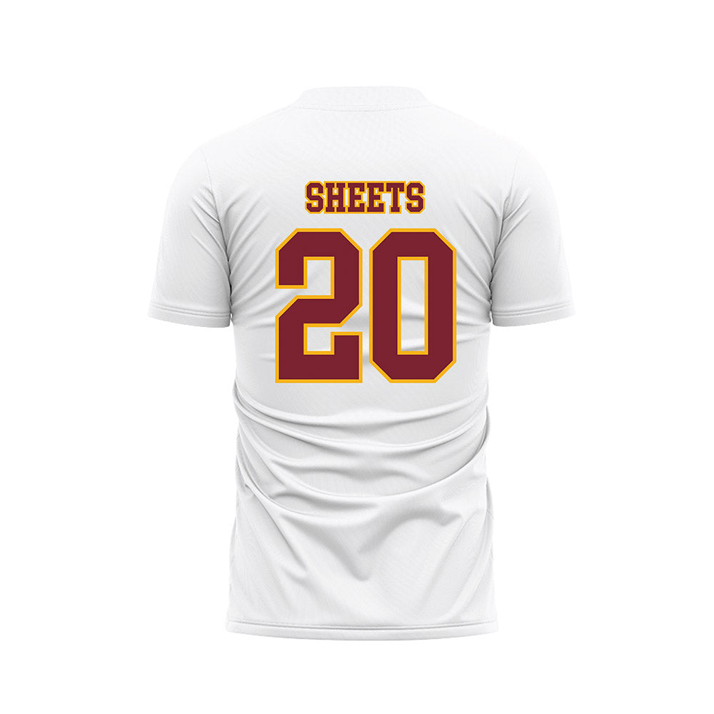Winthrop - NCAA Women's Soccer : Lindsay Sheets - White Soccer Jersey-1