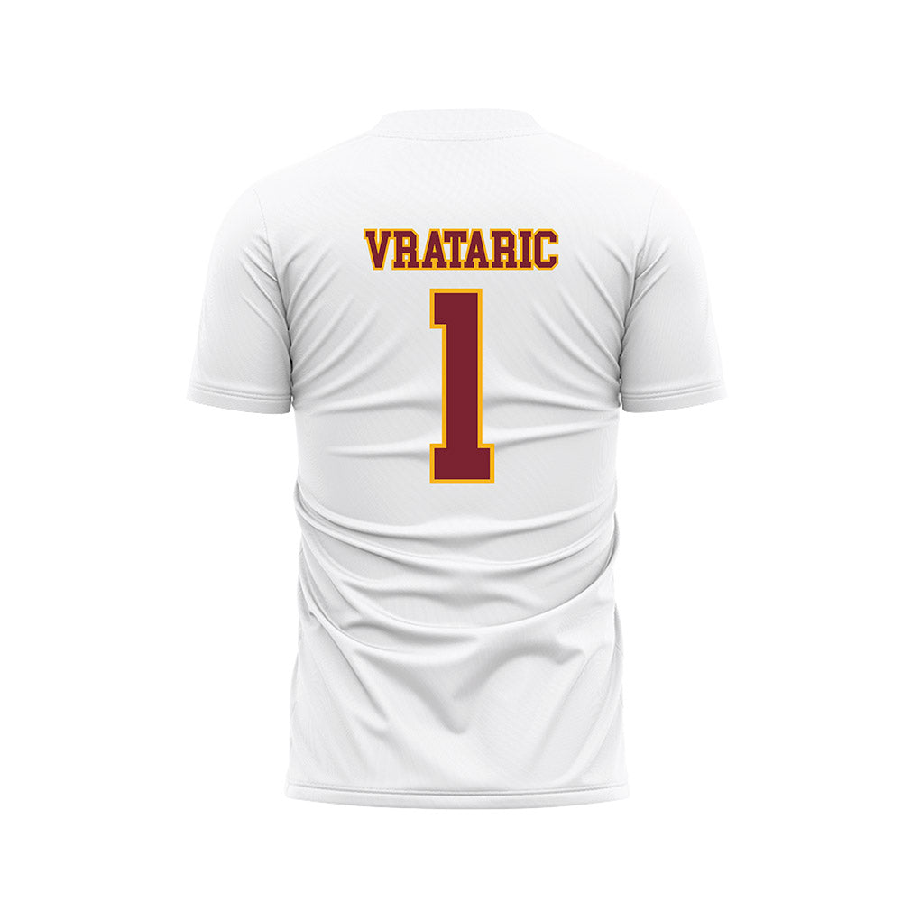 Winthrop - NCAA Women's Soccer : Mia Vrataric - White Soccer Jersey-1