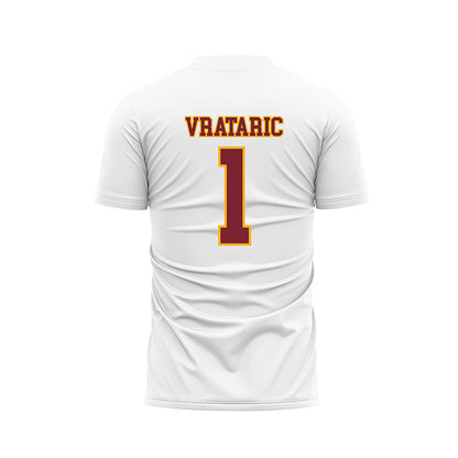 Winthrop - NCAA Women's Soccer : Mia Vrataric - White Soccer Jersey-1