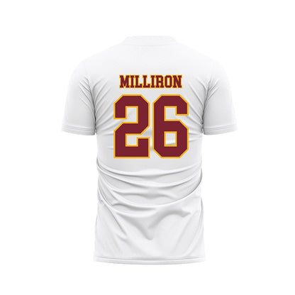 Winthrop - NCAA Women's Soccer : Emma Milliron - White Soccer Jersey-1
