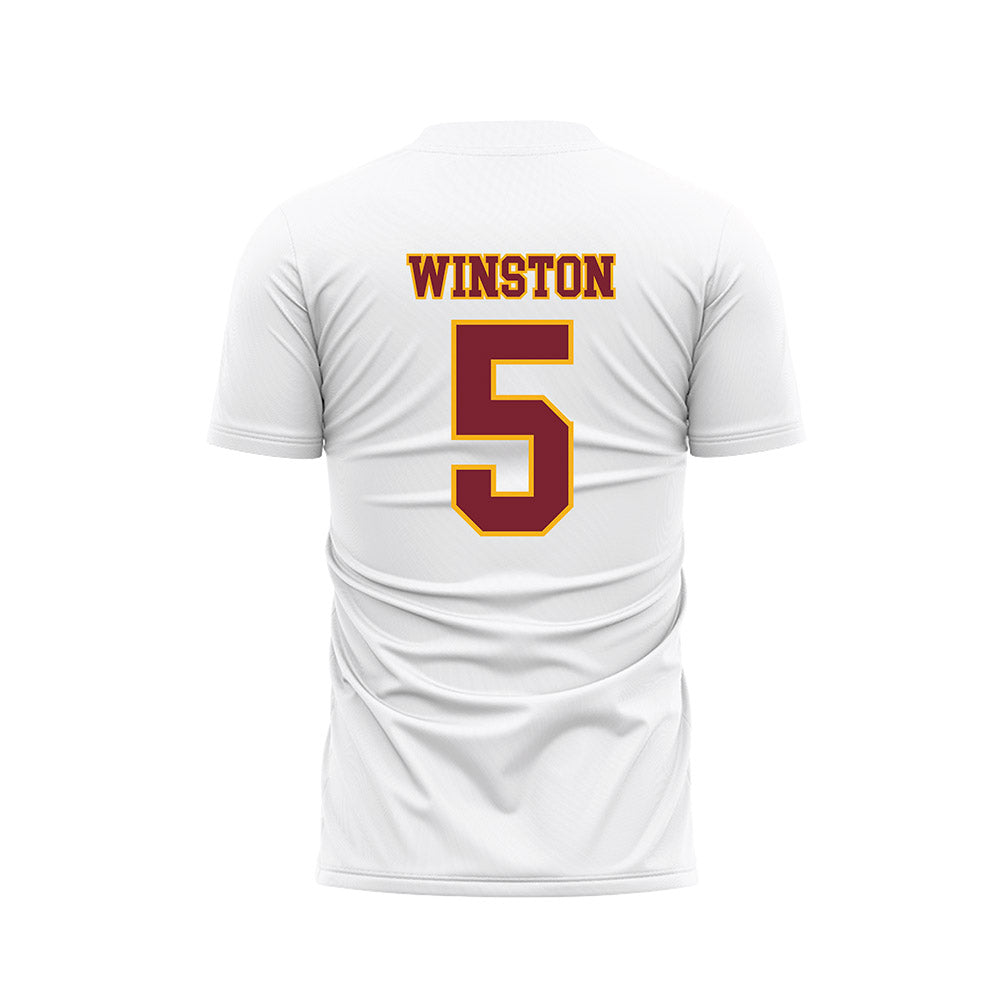 Winthrop - NCAA Women's Soccer : Zaria Winston - White Soccer Jersey-1