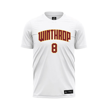 Winthrop - NCAA Women's Soccer : Kylie Full - White Soccer Jersey-0