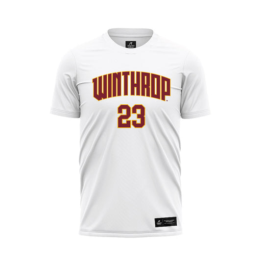 Winthrop - NCAA Women's Soccer : Gracie Smith - White Soccer Jersey-0