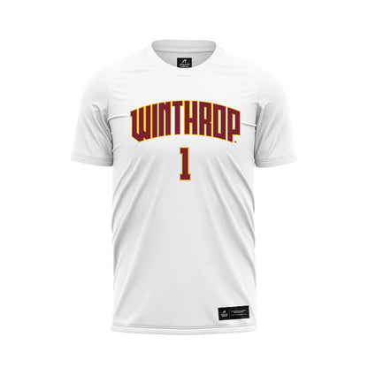 Winthrop - NCAA Women's Soccer : Mia Vrataric - White Soccer Jersey-0
