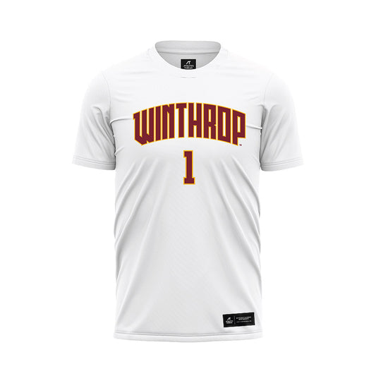 Winthrop - NCAA Women's Soccer : Mia Vrataric - White Soccer Jersey-0