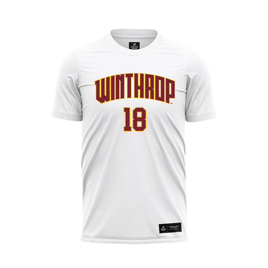 Winthrop - NCAA Women's Soccer : Violet Hunsaker - White Soccer Jersey-0