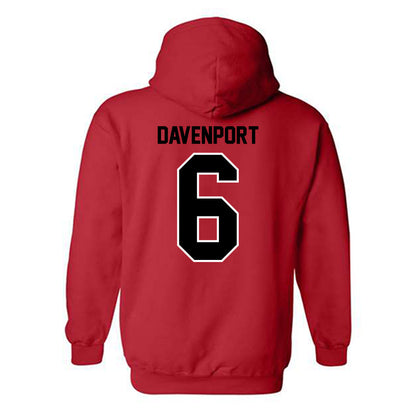 Eastern Washington - NCAA Women's Volleyball : Jailyn Davenport - Classic Shersey Hooded Sweatshirt-1