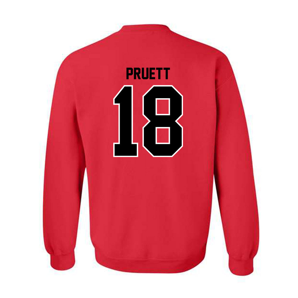 Eastern Washington - NCAA Football : Cole Pruett - Classic Shersey Crewneck Sweatshirt-1