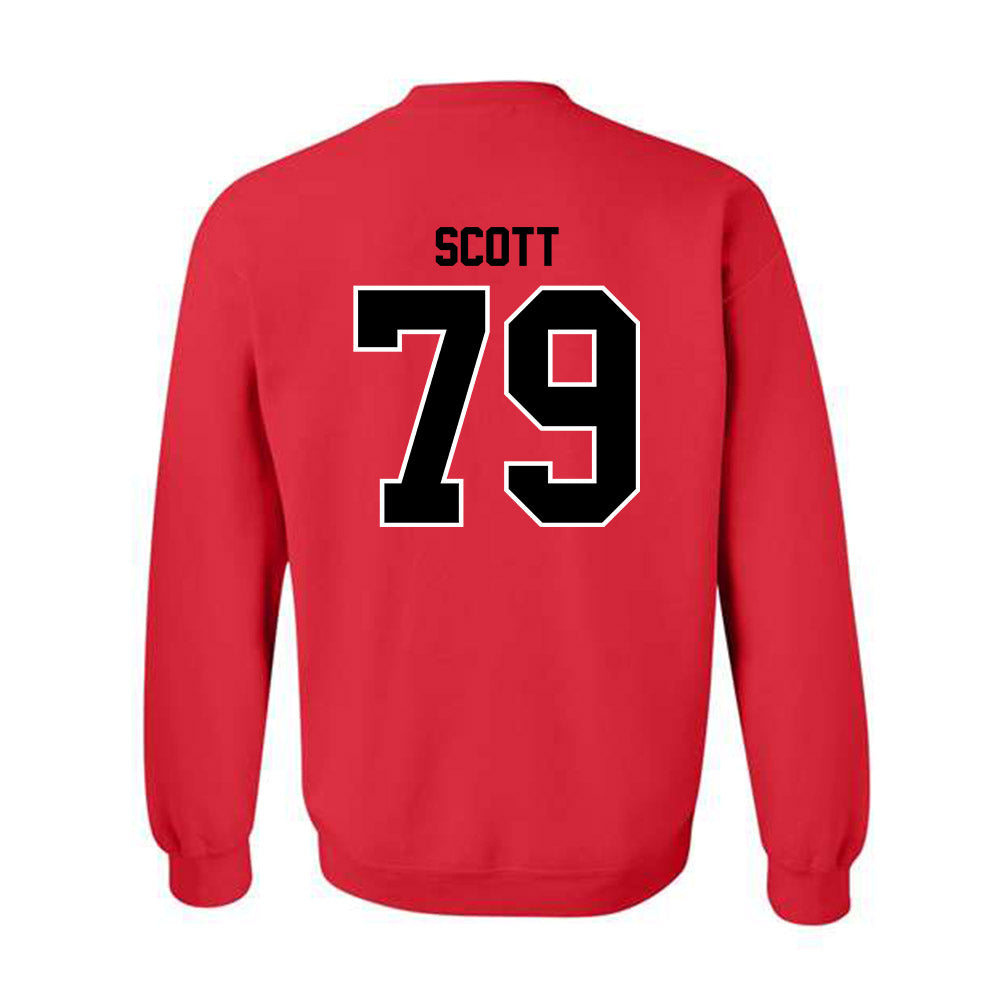 Eastern Washington - NCAA Football : Dylan Scott - Classic Shersey Crewneck Sweatshirt-1