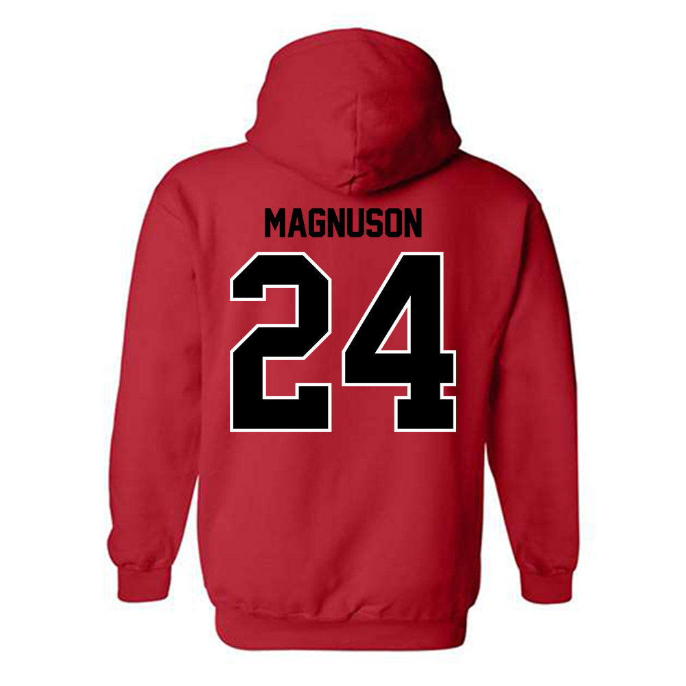 Eastern Washington - NCAA Women's Basketball : Brielle Magnuson - Classic Shersey Hooded Sweatshirt-1