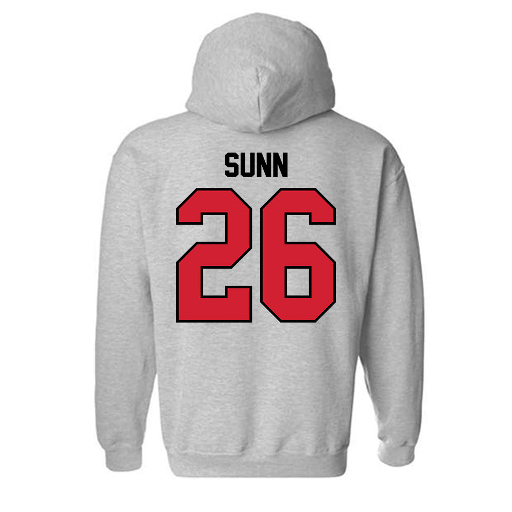 Eastern Washington - NCAA Football : Read Sunn - Classic Shersey Hooded Sweatshirt-1