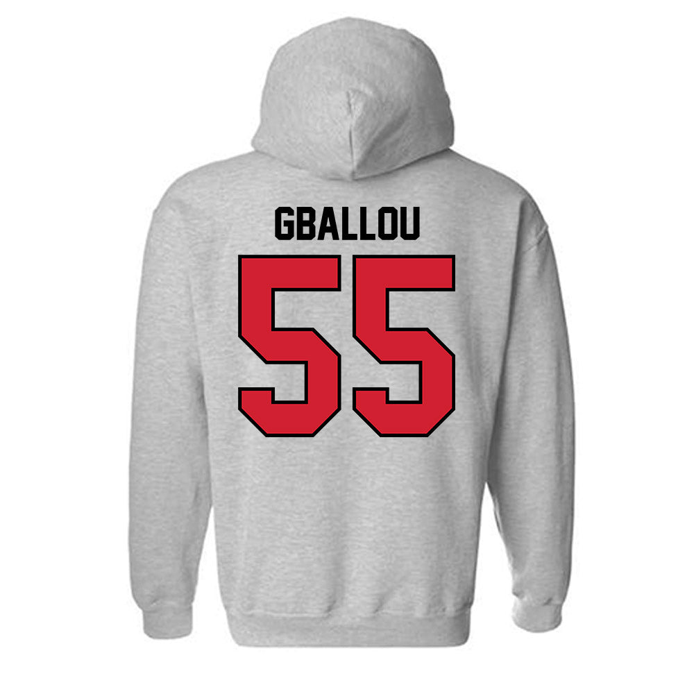Eastern Washington - NCAA Men's Basketball : Alan Gballou - Classic Shersey Hooded Sweatshirt-1