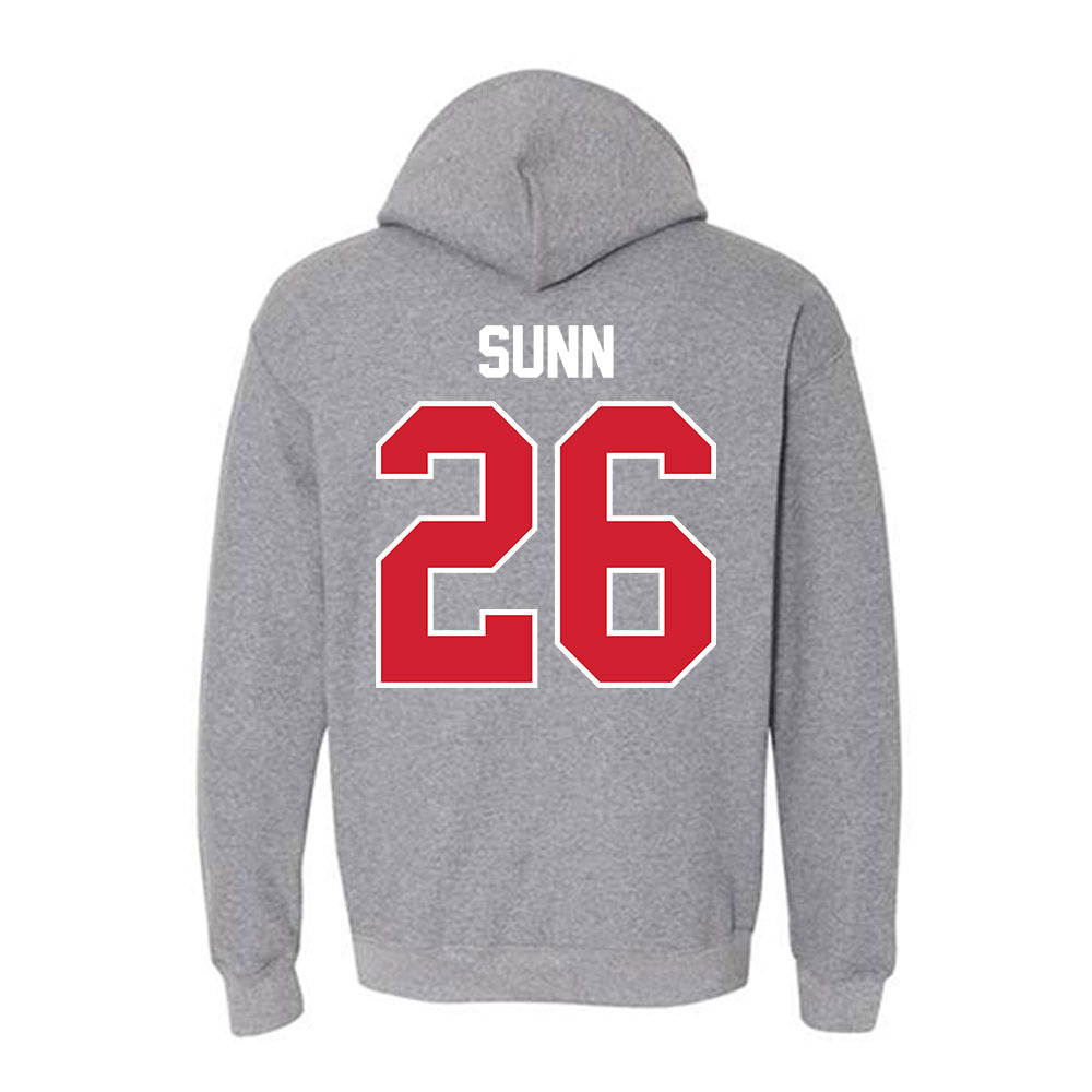 Eastern Washington - NCAA Football : Read Sunn - Classic Shersey Hooded Sweatshirt-1