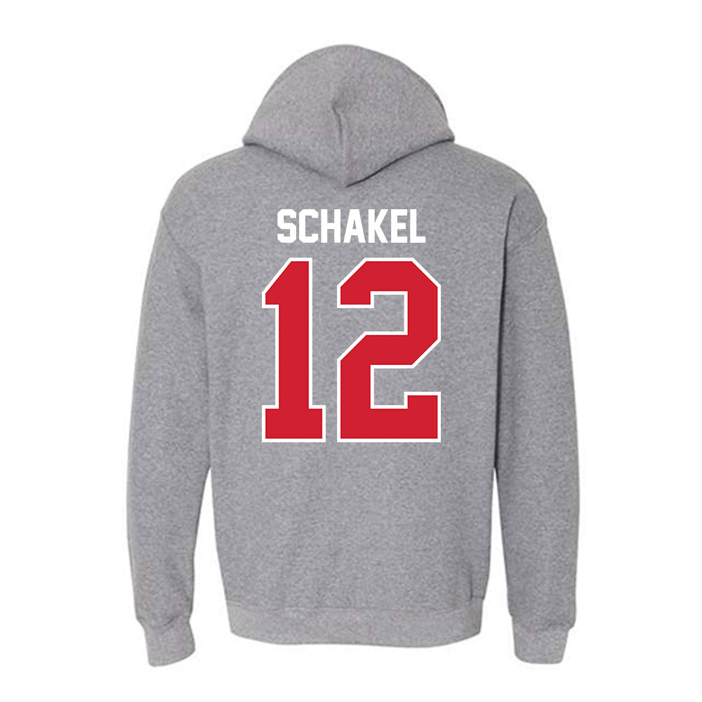 Eastern Washington - NCAA Football : Jake Schakel - Classic Shersey Hooded Sweatshirt-1
