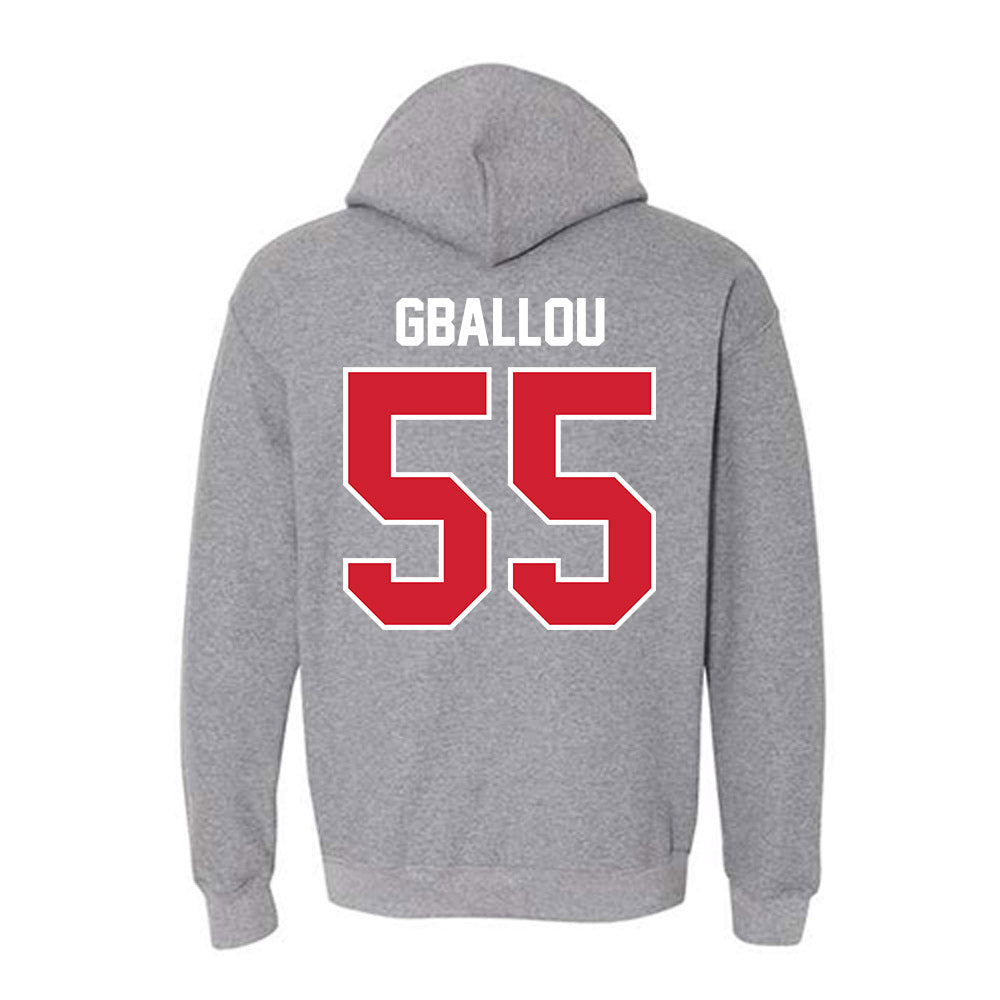 Eastern Washington - NCAA Men's Basketball : Alan Gballou - Classic Shersey Hooded Sweatshirt-1