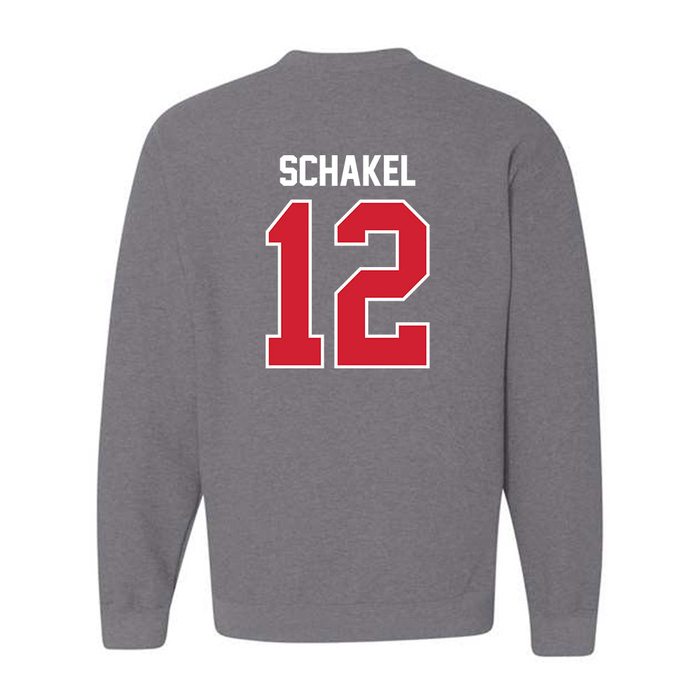 Eastern Washington - NCAA Football : Jake Schakel - Classic Shersey Crewneck Sweatshirt-1