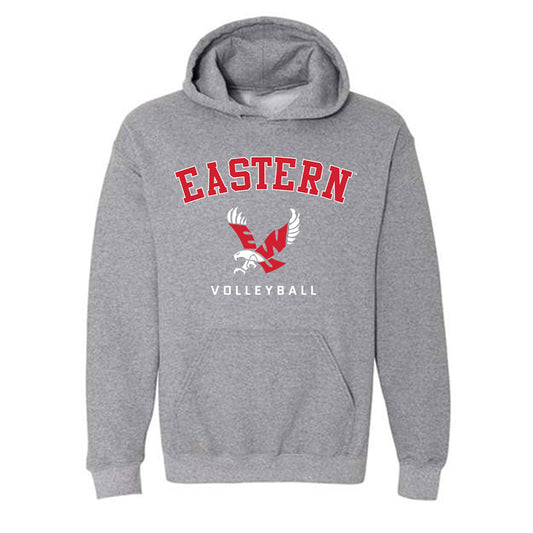 Eastern Washington - NCAA Women's Volleyball : Olivia Burns - Classic Shersey Hooded Sweatshirt-0