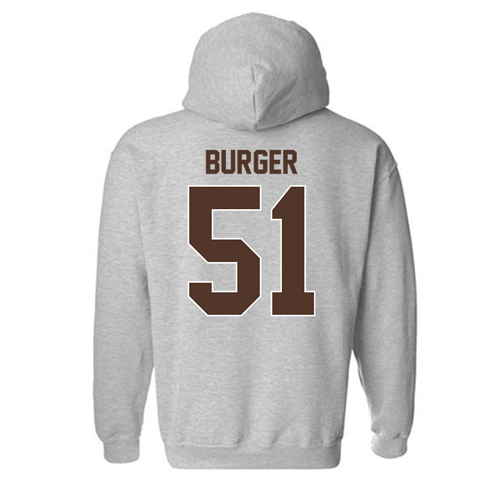 St. Bonaventure - NCAA Men's Lacrosse : Kaeden Burger - Classic Shersey Hooded Sweatshirt-1