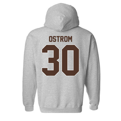 St. Bonaventure - NCAA Men's Basketball : Broek Ostrom - Classic Shersey Hooded Sweatshirt-1
