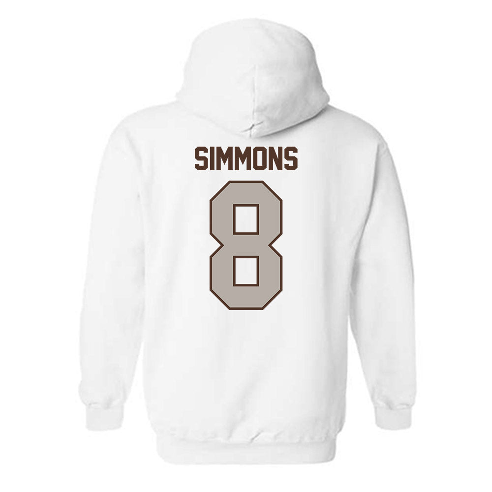 St. Bonaventure - NCAA Men's Basketball : Buddy Simmons - Classic Shersey Hooded Sweatshirt-1