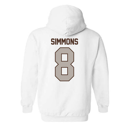 St. Bonaventure - NCAA Men's Basketball : Buddy Simmons - Classic Shersey Hooded Sweatshirt-1