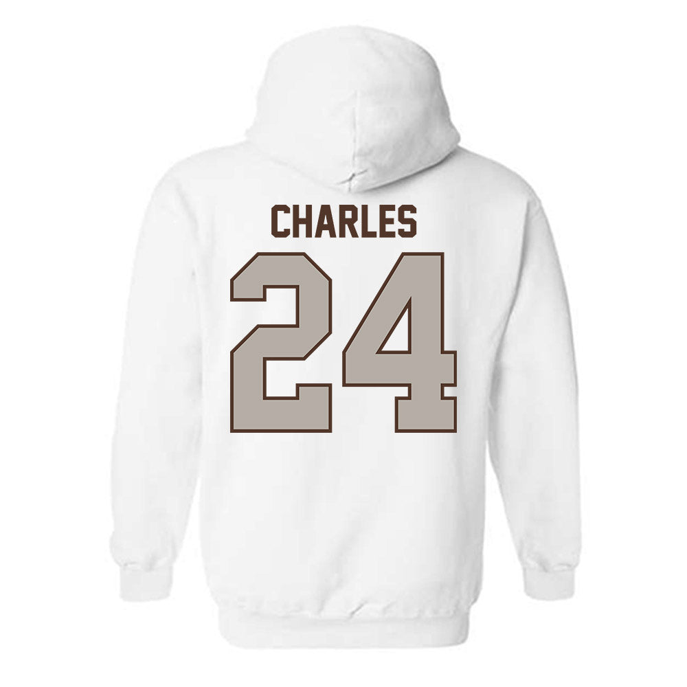 St. Bonaventure - NCAA Men's Basketball : Cayden Charles - Classic Shersey Hooded Sweatshirt-1