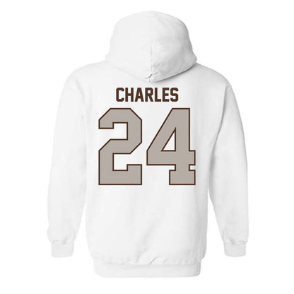 St. Bonaventure - NCAA Men's Basketball : Cayden Charles - Classic Shersey Hooded Sweatshirt-1