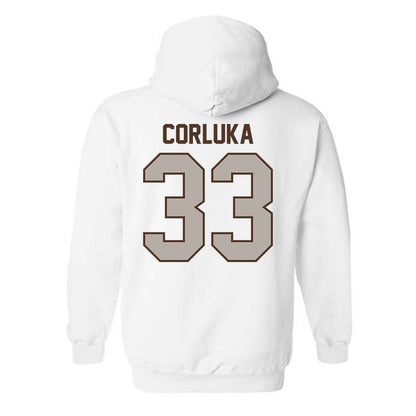 St. Bonaventure - NCAA Women's Basketball : Iva Corluka - Classic Shersey Hooded Sweatshirt-1