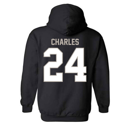 St. Bonaventure - NCAA Men's Basketball : Cayden Charles - Classic Shersey Hooded Sweatshirt-1