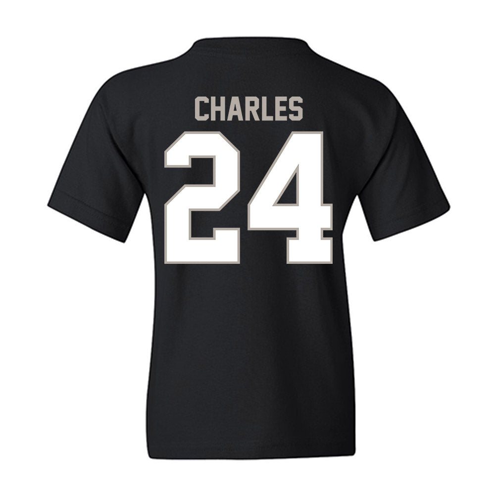 St. Bonaventure - NCAA Men's Basketball : Cayden Charles - Classic Shersey Youth T-Shirt-1