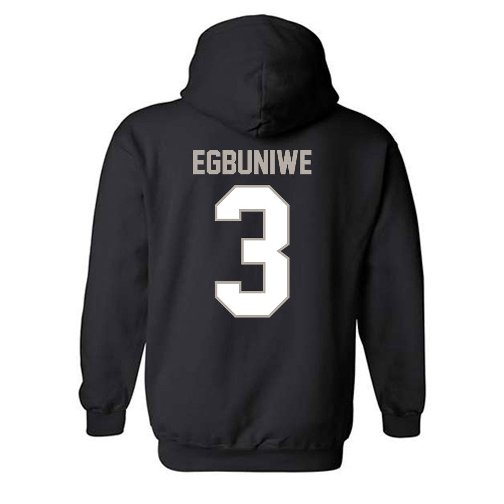 St. Bonaventure - NCAA Men's Basketball : Daniel Egbuniwe - Classic Shersey Hooded Sweatshirt-1