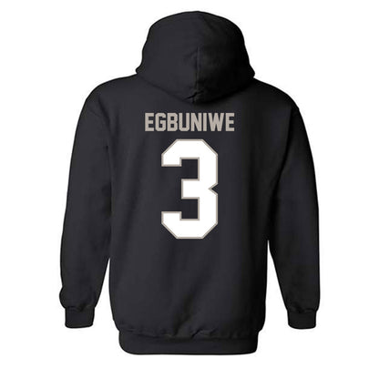 St. Bonaventure - NCAA Men's Basketball : Daniel Egbuniwe - Classic Shersey Hooded Sweatshirt-1