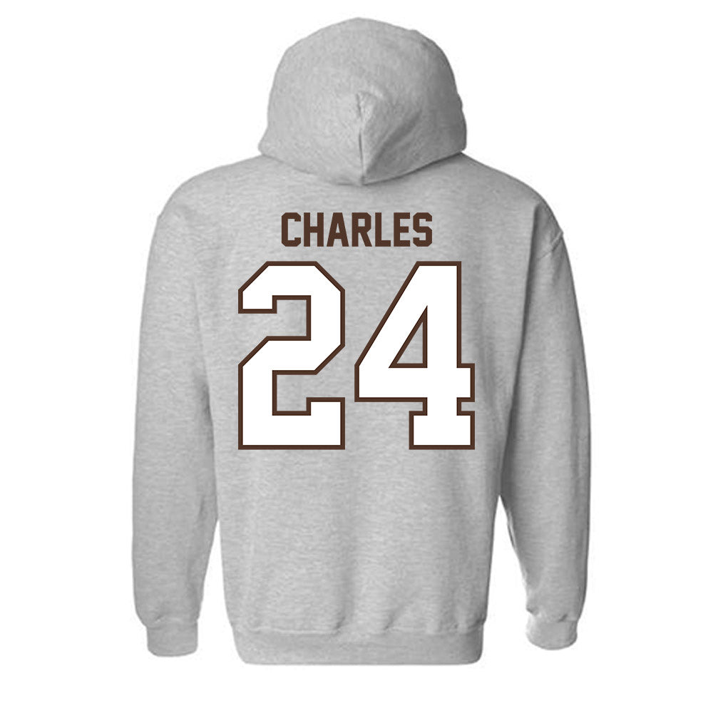 St. Bonaventure - NCAA Men's Basketball : Cayden Charles - Classic Shersey Hooded Sweatshirt-1