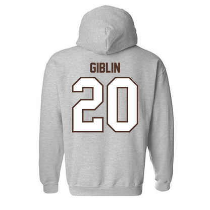 St. Bonaventure - NCAA Baseball : Eamon Giblin - Classic Shersey Hooded Sweatshirt-1