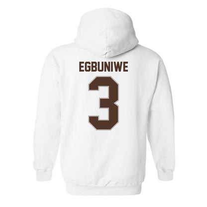 St. Bonaventure - NCAA Men's Basketball : Daniel Egbuniwe - Classic Shersey Hooded Sweatshirt-1