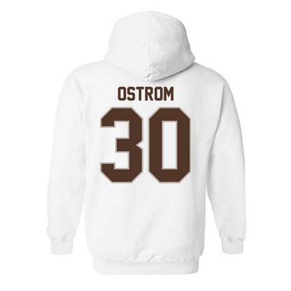 St. Bonaventure - NCAA Men's Basketball : Broek Ostrom - Classic Shersey Hooded Sweatshirt-1