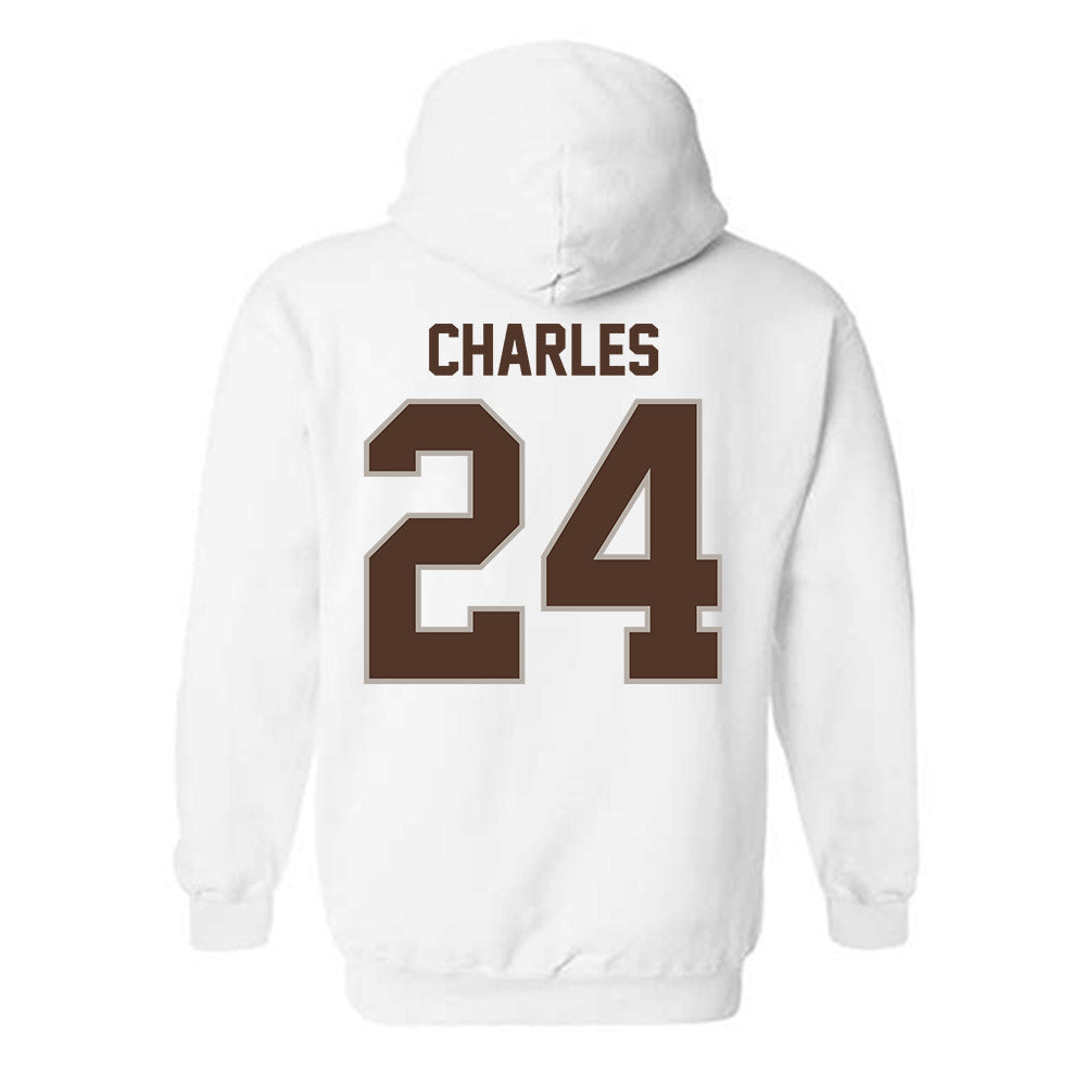 St. Bonaventure - NCAA Men's Basketball : Cayden Charles - Classic Shersey Hooded Sweatshirt-1