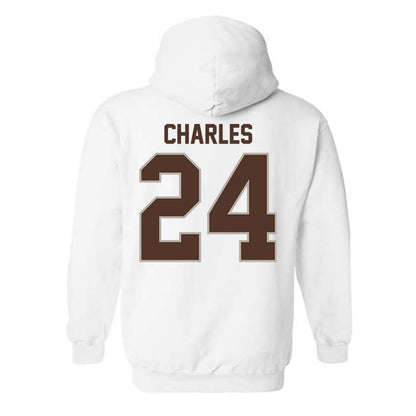 St. Bonaventure - NCAA Men's Basketball : Cayden Charles - Classic Shersey Hooded Sweatshirt-1