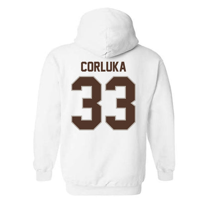 St. Bonaventure - NCAA Women's Basketball : Iva Corluka - Classic Shersey Hooded Sweatshirt-1