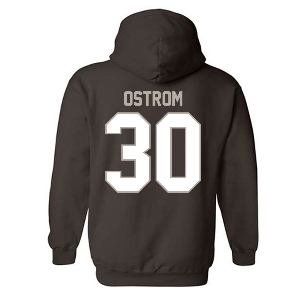 St. Bonaventure - NCAA Men's Basketball : Broek Ostrom - Hooded Sweatshirt-1