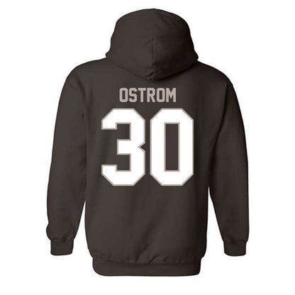 St. Bonaventure - NCAA Men's Basketball : Broek Ostrom - Hooded Sweatshirt-1