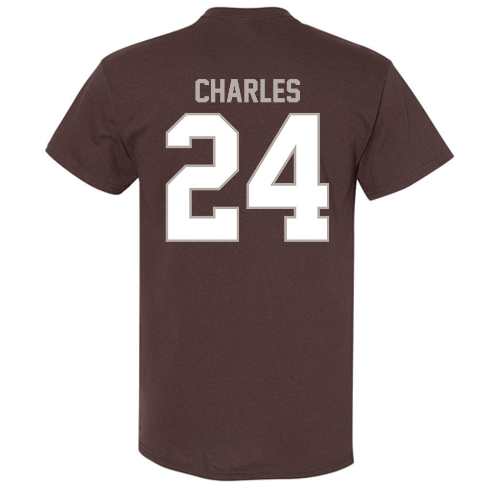 St. Bonaventure - NCAA Men's Basketball : Cayden Charles - T-Shirt-1