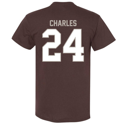 St. Bonaventure - NCAA Men's Basketball : Cayden Charles - T-Shirt-1