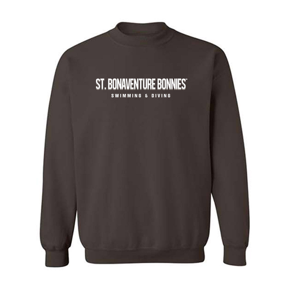 St. Bonaventure - NCAA Men's Swimming & Diving : Maxwell Tucker - Crewneck Sweatshirt-0