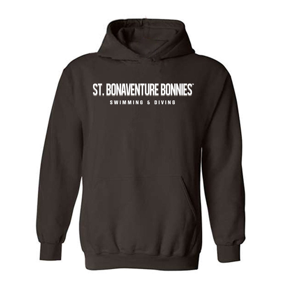 St. Bonaventure - NCAA Men's Swimming & Diving : Luigi Termine - Hooded Sweatshirt-0